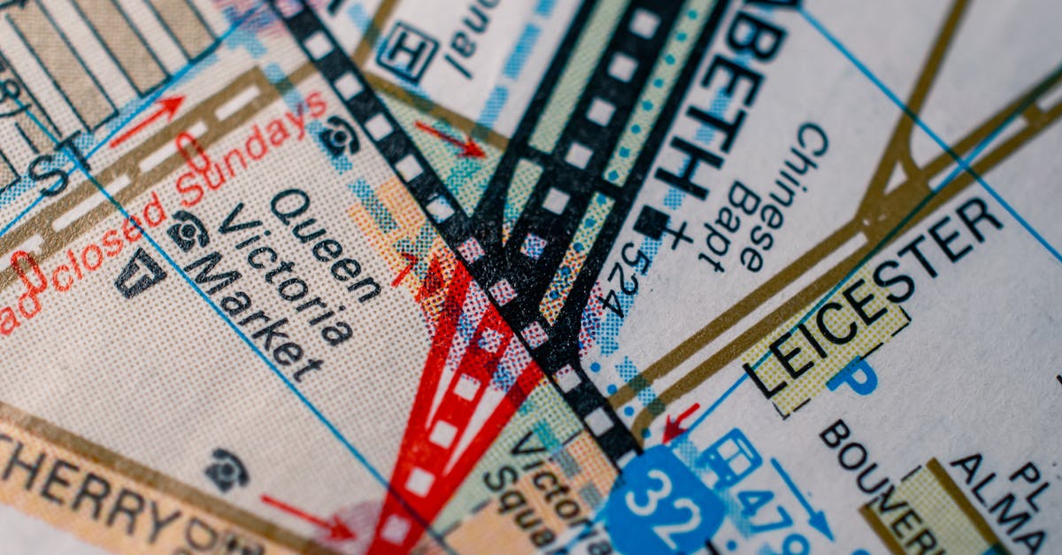 Detailed close-up of Melbourne map highlighting Queen Victoria Market and other landmarks in vivid colors.