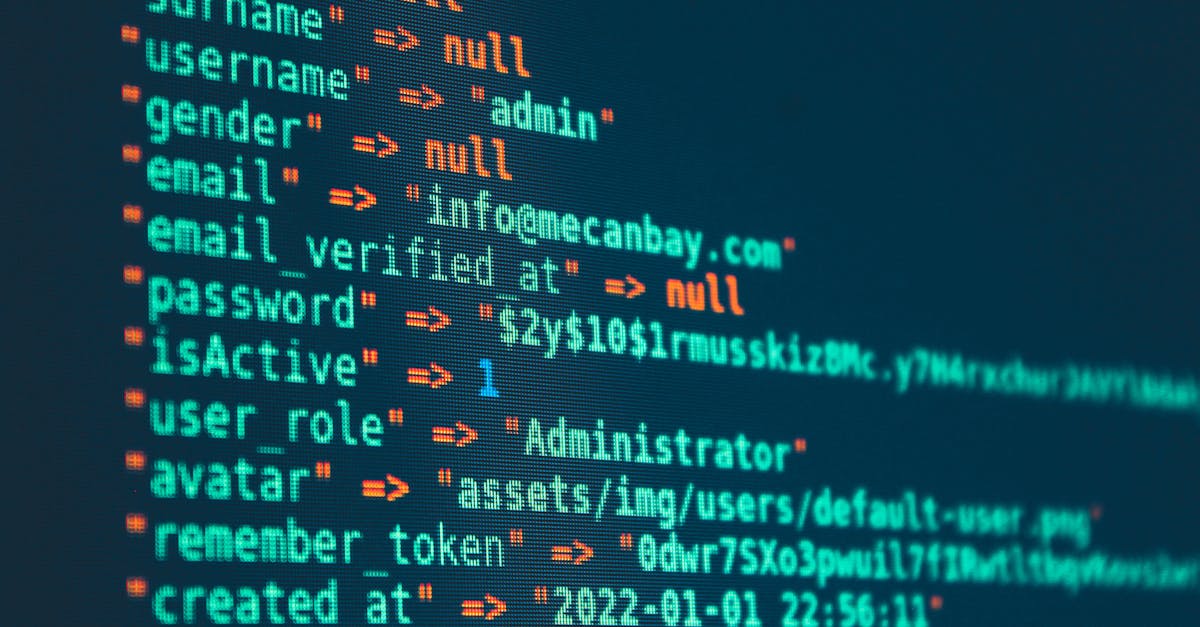 Vibrant close-up of code displayed on a monitor with various programming details.
