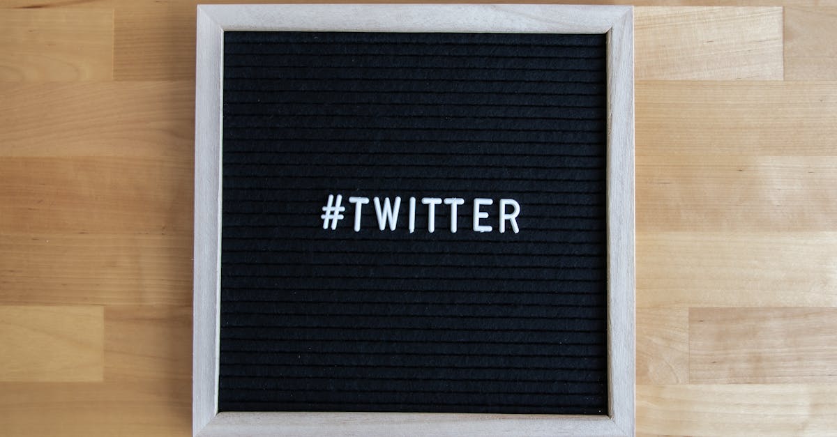 A letter board with the hashtag 'Twitter' displayed, ideal for social media marketing concepts.