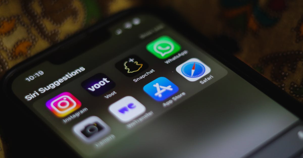 Detailed view of a smartphone home screen displaying various social media and utility apps.