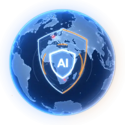 GhostShield VPN demo showing AI-powered threat detection in action